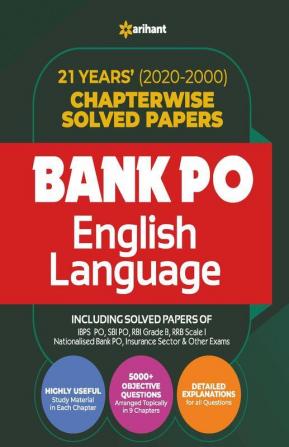 Bank PO Solved Papers English Language