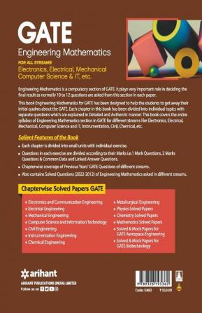 GATE Engineering Mathematics for All Streams (Electronics Electrical Mechanical Computer Science & IT)