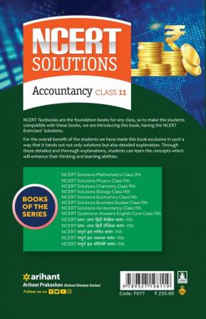 NCERT Solutions - Accountancy for Class 11th