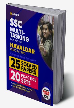 SSC Multi Tasking Non Technical Hawaldar 20 Practice Sets and 25 Solved Papers 2023