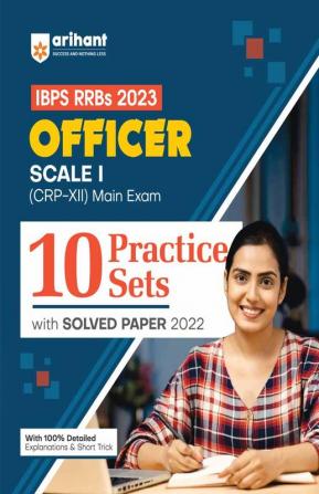 IBPS RRBs Officer Scale 1 (CRP-XII) 10 Practice Sets with Solved Paper Main Exam 2023