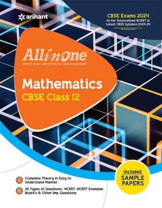 All In One Class 12th Mathematics for CBSE Exam 2024