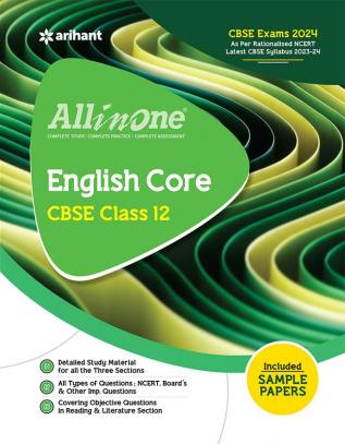 All In One Class 12th English Core for CBSE Exam 2024