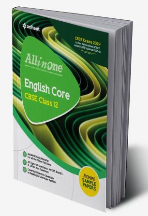 All In One Class 12th English Core for CBSE Exam 2024