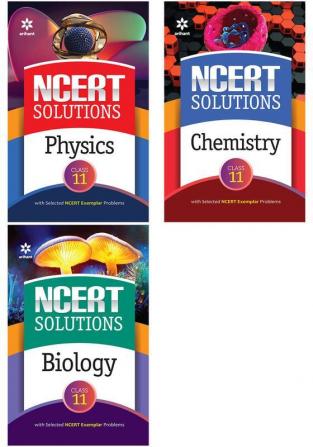 NCERT Solutions Physics Chemistry Biology Class 11th ( Combo Set of 3 Books )