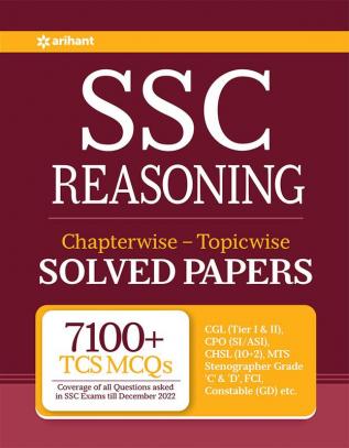 SSC Chapterwise Topicwise Solved Papers Reasoning