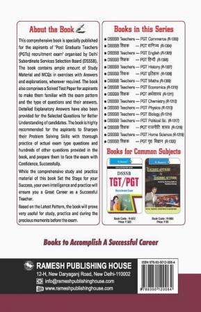 DSSSB: Teachers PGT History Recruitment Exam Guide