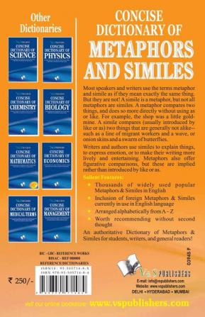 Concise Dictionary Of Metaphors And Similies