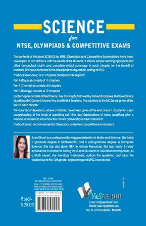 SCIENCE FOR NTSEOLYMPIAD & COMPETITIVE EXAMS