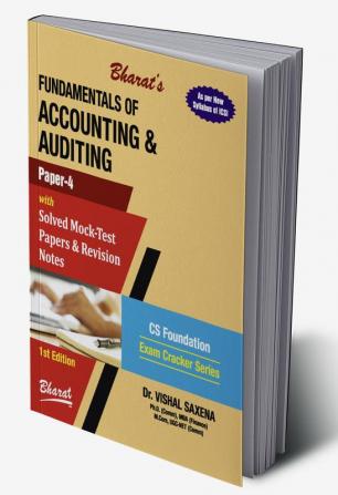 Fundamentals of Accounting and Auditing (Paper 4)