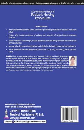 A Comprehensive Manual of Pediatric Nursing Procedures