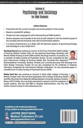 Textbook of Psychology and Sociology for GNM Students