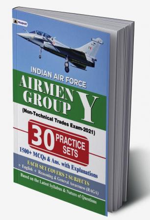 Indian Air Force Airmen Group Y (Technical Trades Exam) 30 Practice Sets (Revised 2021)