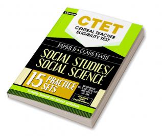 CTET Paper 2 SocialStudies/Social Science 15 Practice Sets for Class 6 to 8 Exams (English)