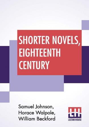 Shorter Novels Eighteenth Century