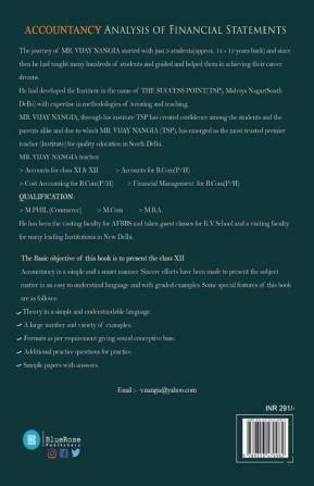 ACCOUNTANCY-Analysis of Financial Statements