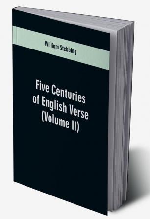 Five Centuries of English Verse