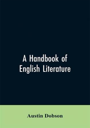 A handbook of English literature