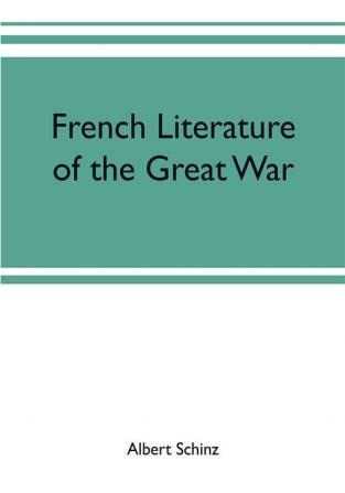 French literature of the great war