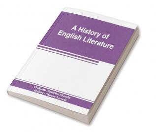 A history of English literature