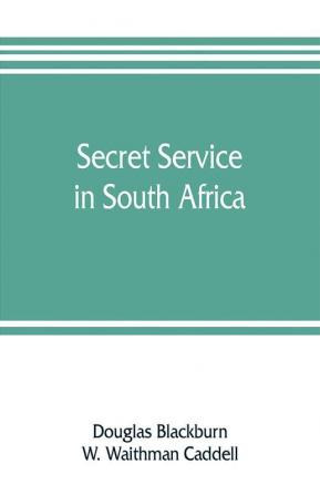 Secret service in South Africa