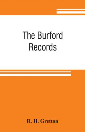 The Burford records a study in minor town government