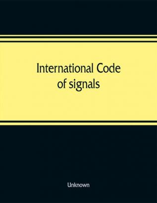 International code of signals