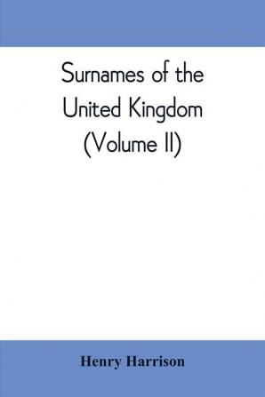 Surnames of the United Kingdom