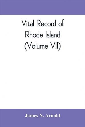 Vital record of Rhode Island