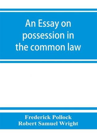 An essay on possession in the common law