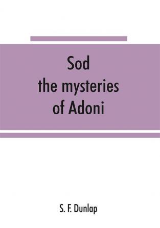 Sōd: The Mysteries Of Adoni