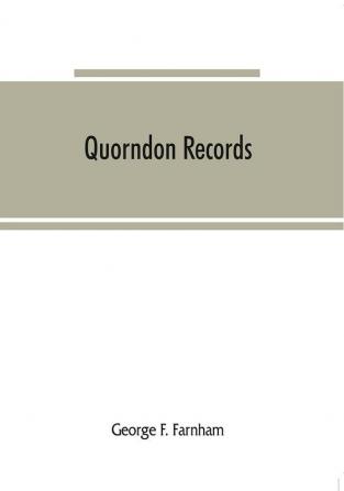 Quorndon records