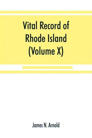 Vital record of Rhode Island