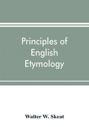 Principles of English etymology