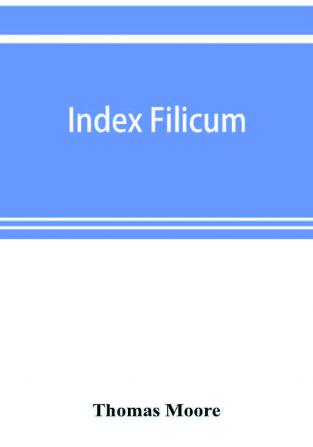 Index filicum