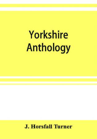 Yorkshire anthology