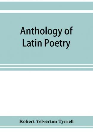 Anthology of Latin poetry