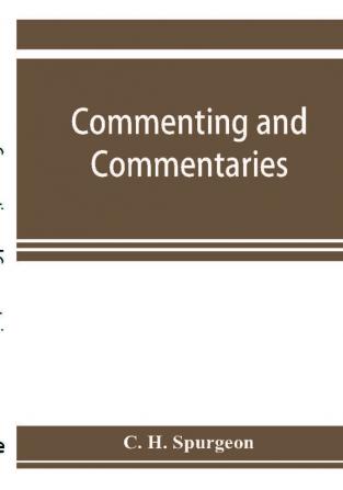 Commenting and commentaries