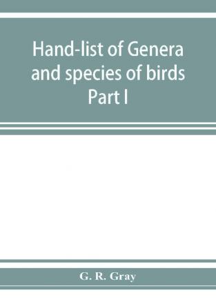 Hand-list of genera and species of birds