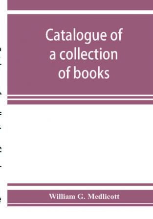 Catalogue of a collection of books