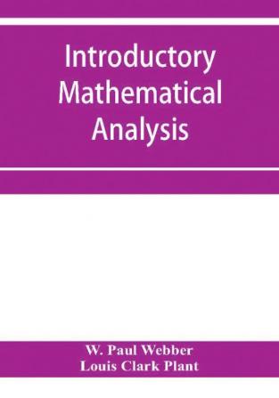 Introductory mathematical analysis