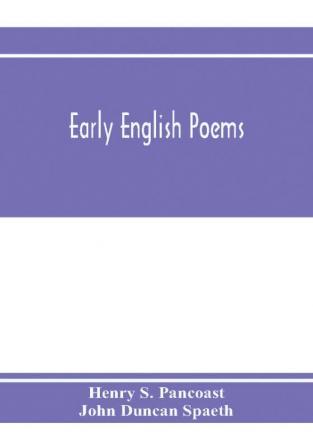 Early English poems