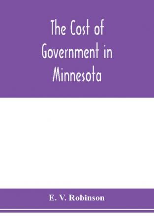 The cost of government in Minnesota