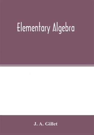 Elementary algebra