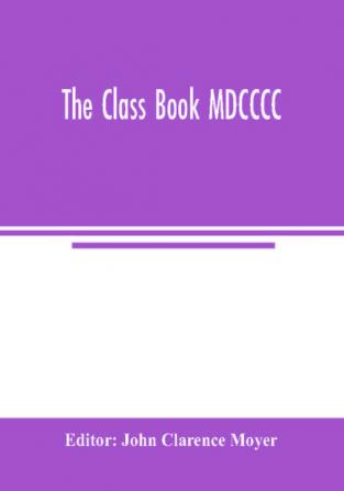 The class book MDCCCC