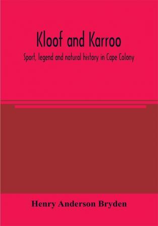 Kloof and karroo