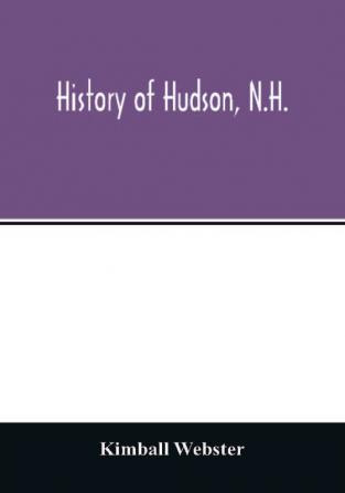 History of Hudson N.H.