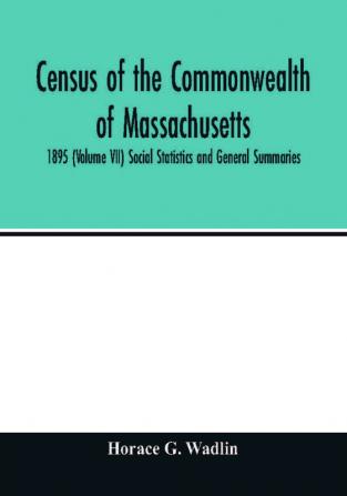 Census of the Commonwealth of Massachusetts