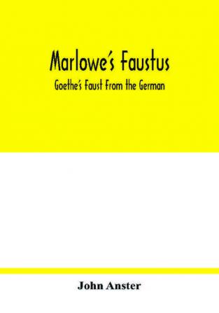 Marlowe's Faustus