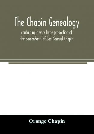 The Chapin genealogy